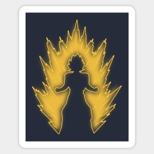 Minimalist Super Saiyan Sticker